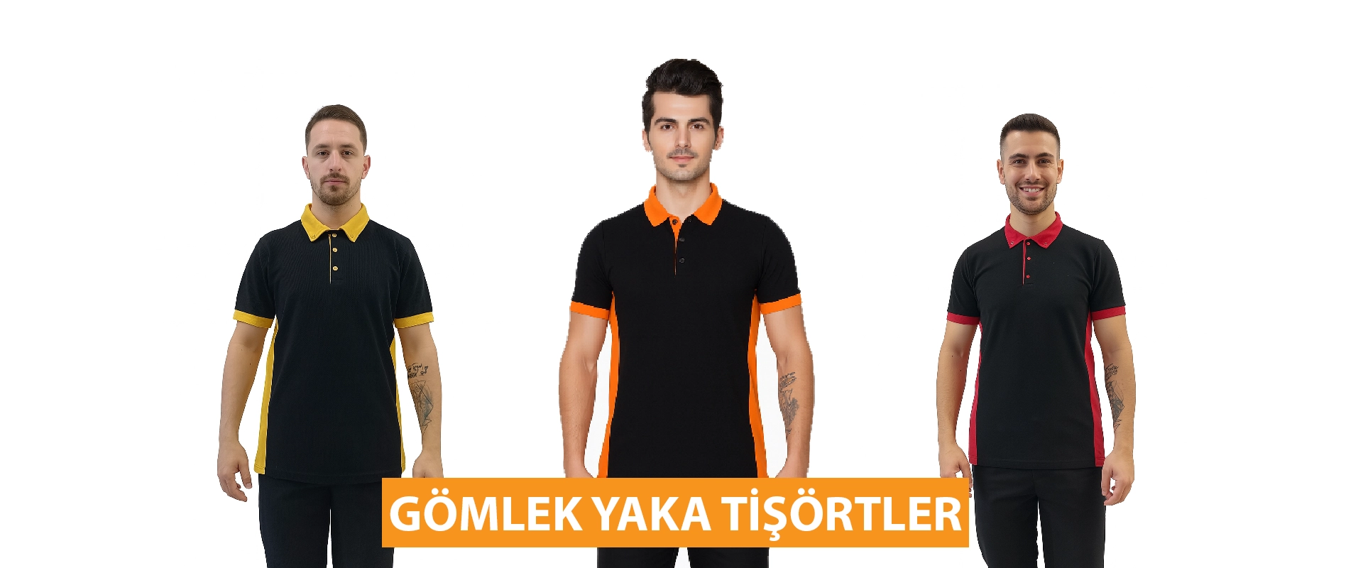 Gömlek yaka tişört cafe restaurant grubunda tercih edilen gözde ürünlerdir